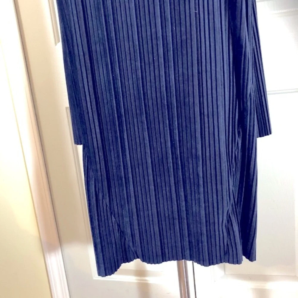 J.O.A Duster Velvet Cardigan Draped Jacket Size Medium - Picture 12 of 15